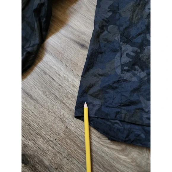 Patagonia Houdini Rain Jacket Mens Size Medium Black Camo - Picture 10 of 11